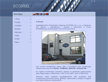 Tablet Screenshot of ecosteel.pl